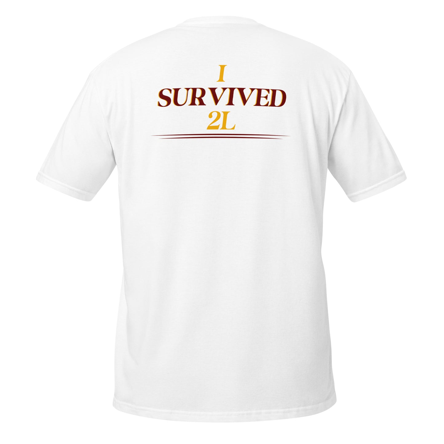 I SURVIVED 2L STACKED INVERSE Maroon/Gold